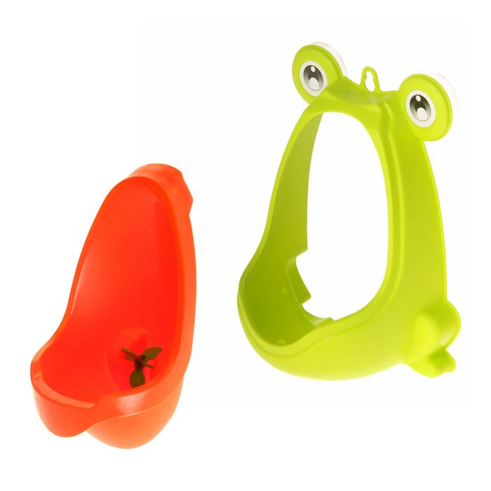 Писсуар детский «Лягушка», цвет салатовый