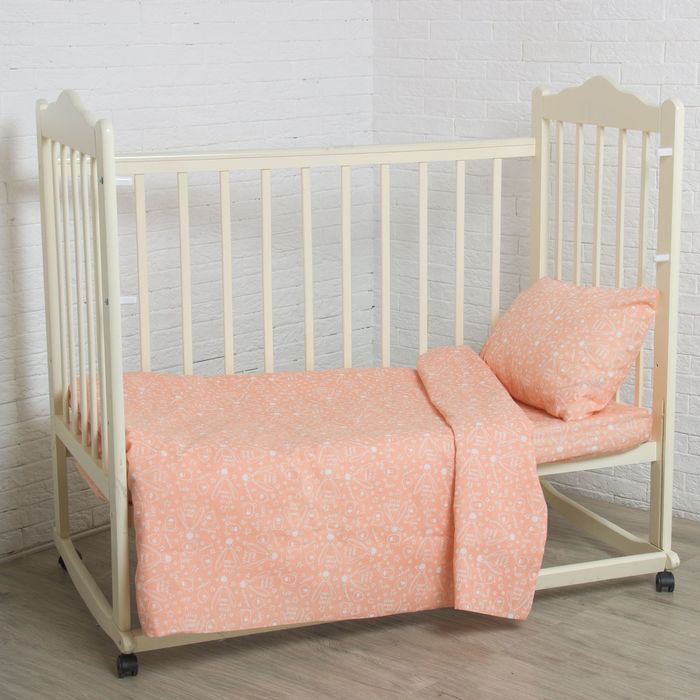 Детское постельное бельё Galtex "Зайцы", цвет бежевый, 147х112см, 150х100см, 40х60см 1шт, бязь 125 г/м