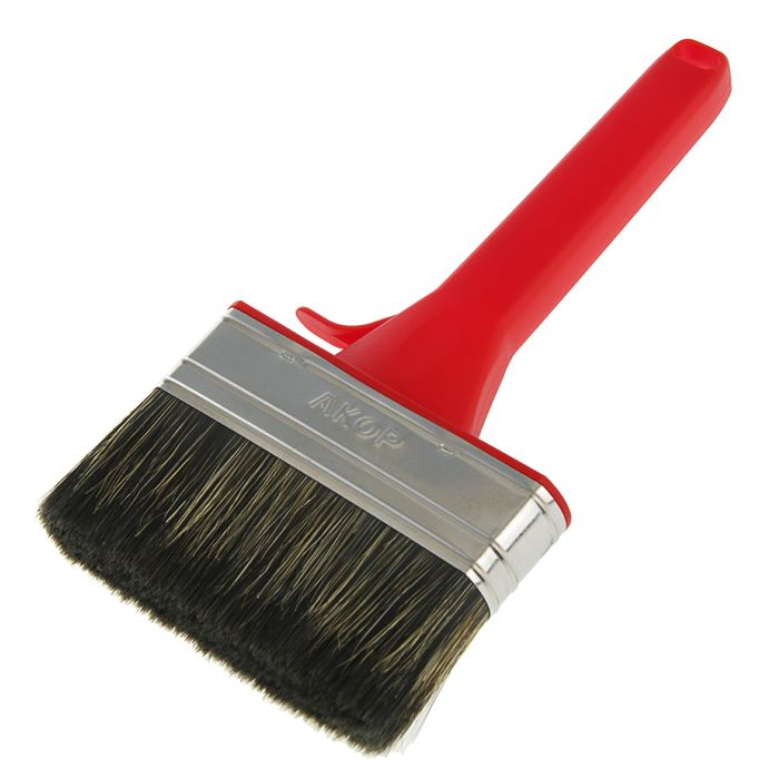 Кисть-макловица "АКОР", 120х25 мм, ручка пластик, смешанная щетина, для водных ЛКМ