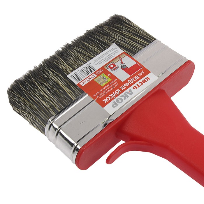 Кисть-макловица "АКОР", 120х25 мм, ручка пластик, смешанная щетина, для водных ЛКМ