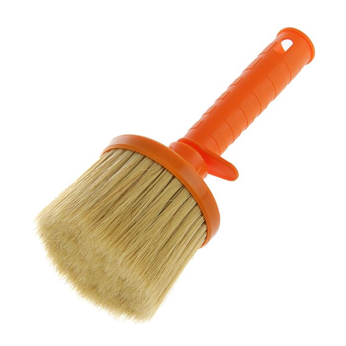 Кисть маховая "АКОР", 80 мм, ручка пластик, натуральная щетина, для фасада