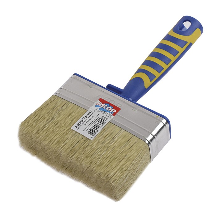 Кисть-макловица "АКОР" Профи, 120х35 мм, 2-ух комп. ручка, натуральная щетина