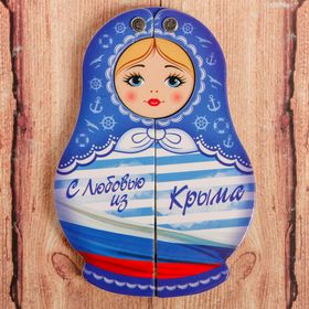 

Магнит раздвижной в форме матрёшки «Крым»