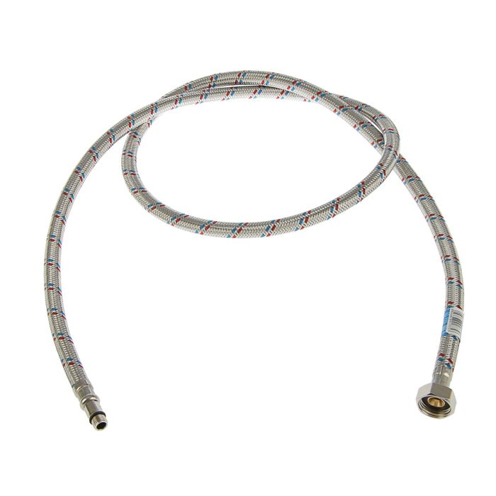 Подводка гибкая для смесителя ELKA, М10х18 короткий, 150 см, гайка латунь