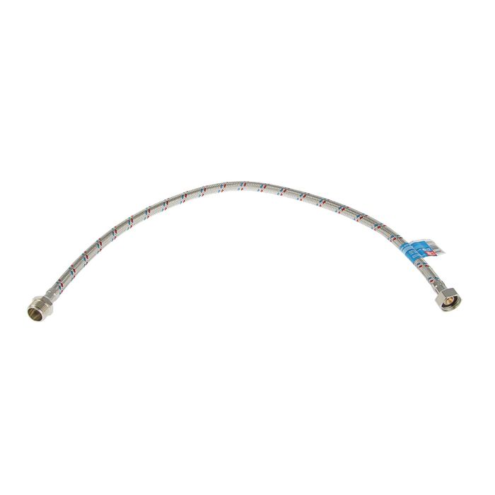 Подводка гибкая ELKA, гайка-штуцер, 60 см, гайка латунь