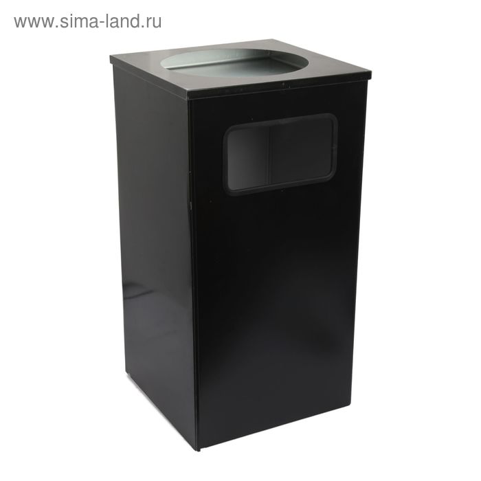 

Урна 80 л "Квадро-13", цвет черный