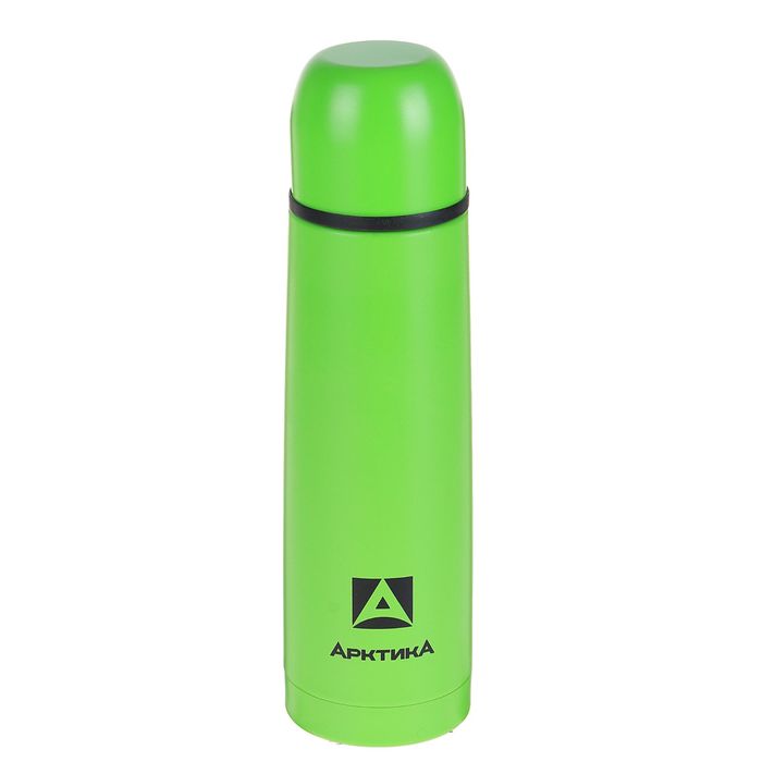 Термос питьевой "Арктика", бытовой, вакуумный, 0,5 л, цвет зеленый
