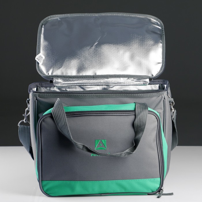 Сумка-холодильник "Арктика", 24.5 л, с набором посуды, стаканы для напитков, на 4 челов. ¶