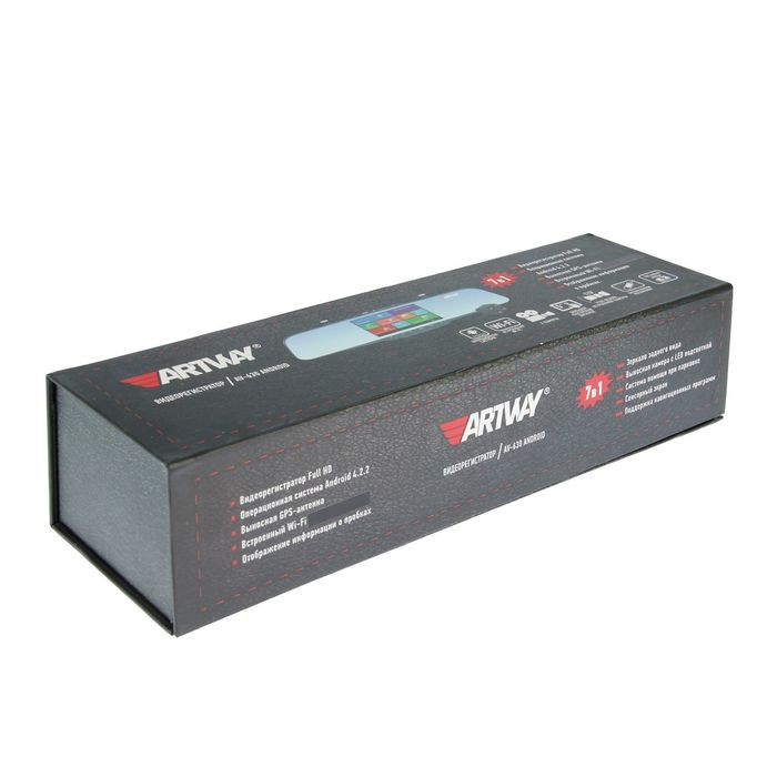 Видеорегистратор с радар-детектором Artway AV-630, 7 в 1 Android