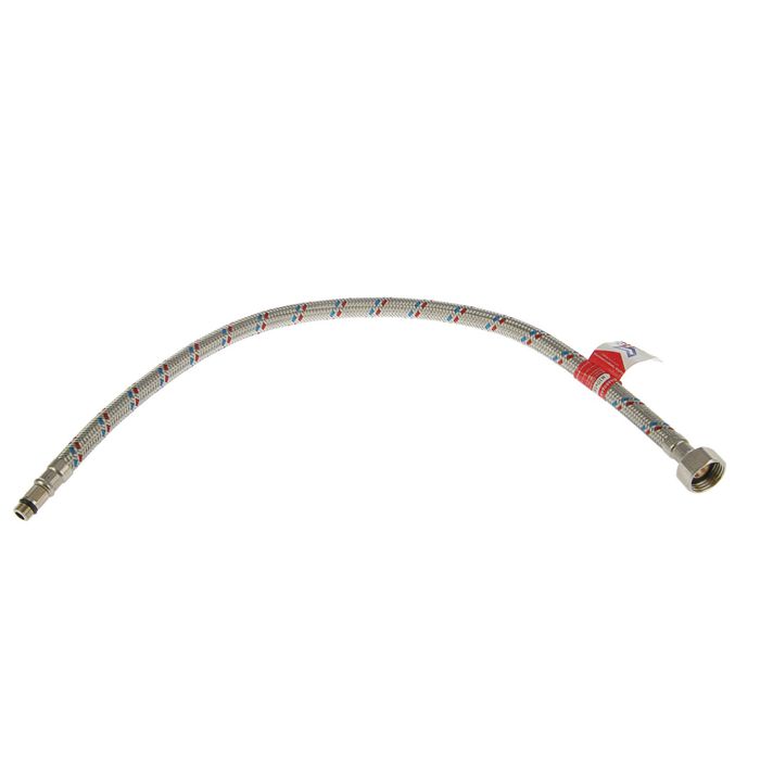 Подводка гибкая для смесителя ELKA, М10х18 короткий, 50 см, гайка сталь