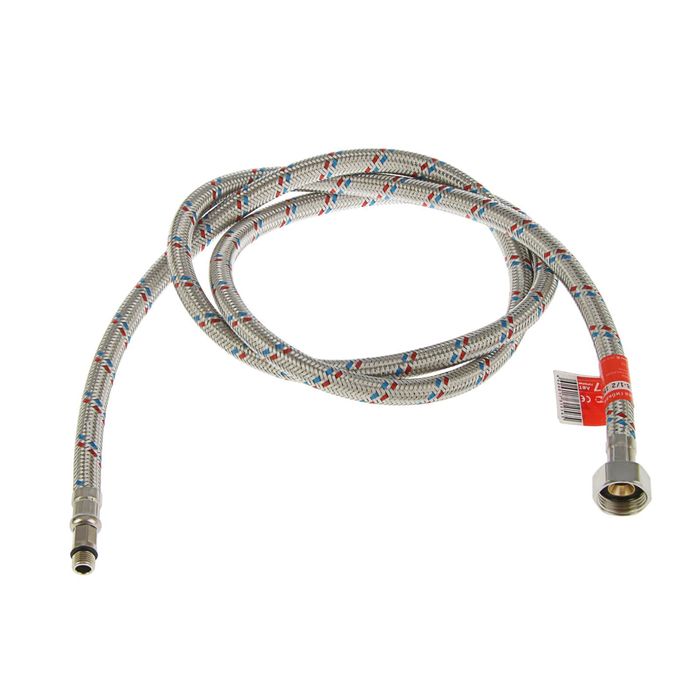 Подводка гибкая для смесителя ELKA, М10х18 короткий, 150 см, гайка сталь