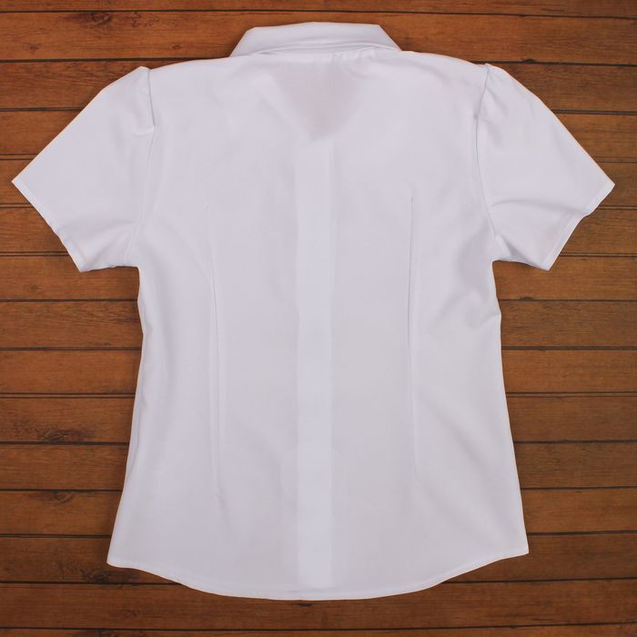 Блузка для девочки, рост 134 см, цвет белый