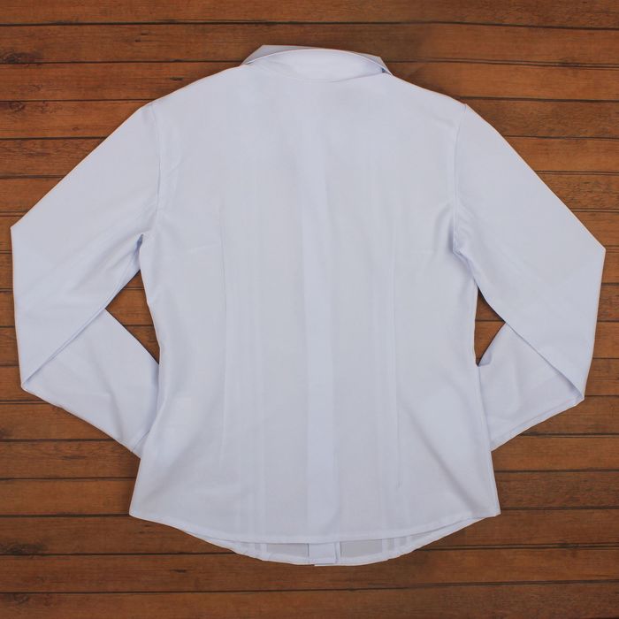 Блузка для девочки, рост 122 см, цвет белый