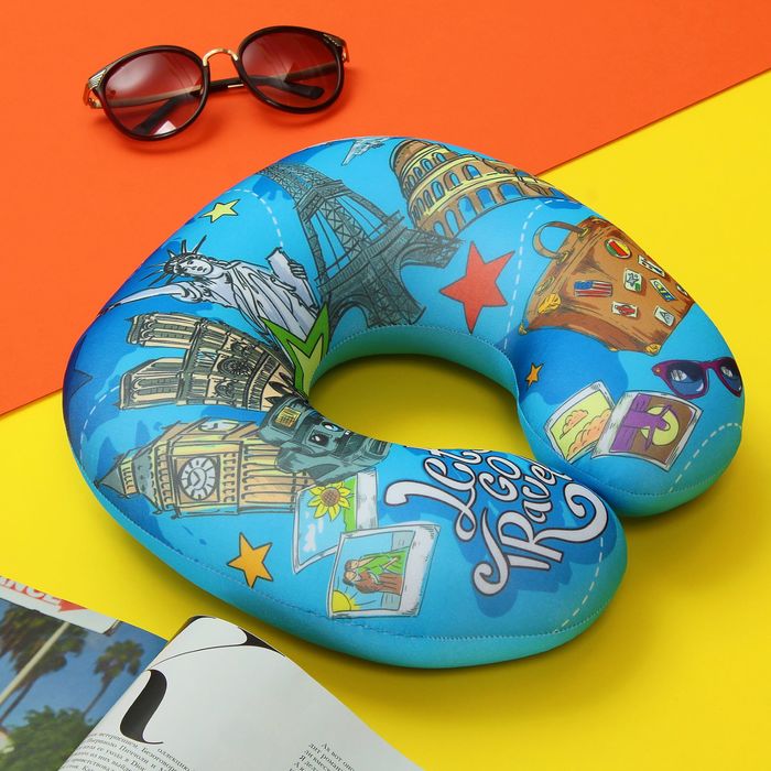 Подголовник-антистресс "Путешествия"