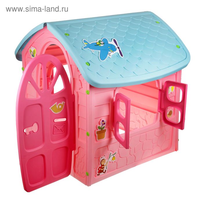 Детский игровой домик, цвет розовый
