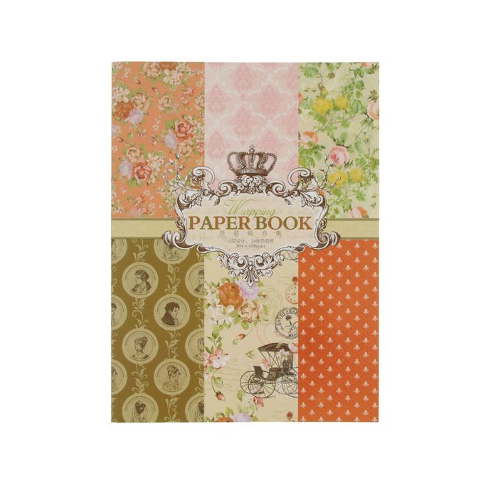 Набор бумаги для творчества 24 сдвоенных листа "Винтаж" 30,4х45 см