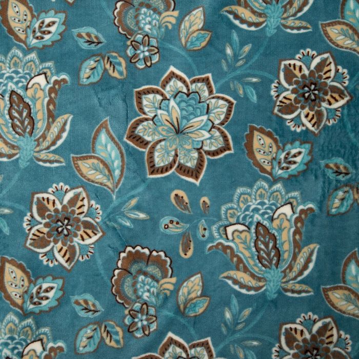 Плед "Этель корал" 1,5 сп. Орнамент 150х200 см, 100% п/э, корал-флис, двухсторонний 210 гр/м²