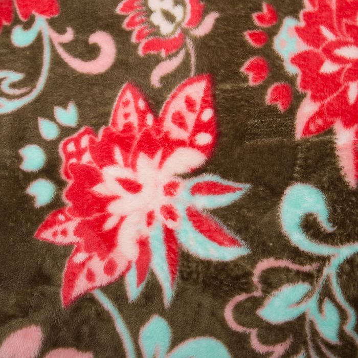 Плед "Этель корал" 1,5 сп. Жарден 150х200 см, 100% п/э, корал-флис, двухсторонний 210 гр/м²