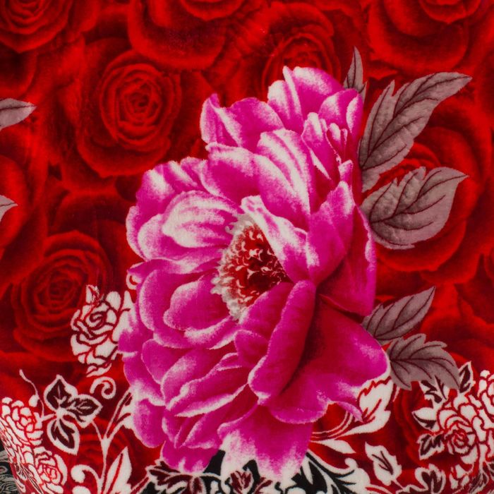 Плед "Этель корал" 2 сп. Флорена 180х200 см, 100% п/э, корал-флис, двухсторонний 210 гр/м²