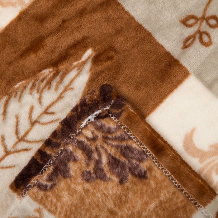 Плед "Этель корал" 2 сп. Элит 180х200 см, 100% п/э, корал-флис, двухсторонний 210 гр/м²