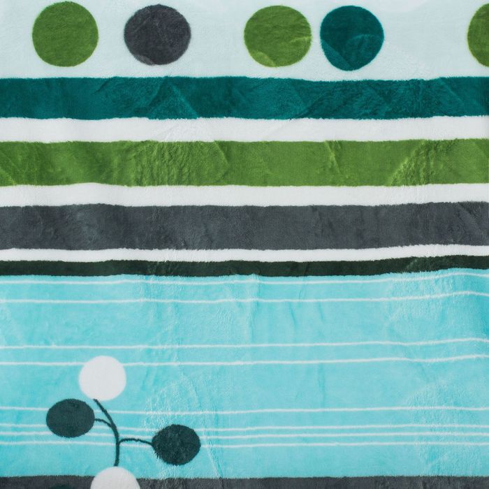 Плед "Этель корал" 2 сп. Модерн 180х200 см, 100% п/э, корал-флис, двухсторонний 210 гр/м²