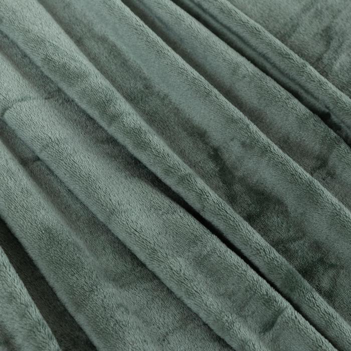 Плед "Этель корал" 2 сп Дуэт 180х200 см базальт, 100% п/э, корал-флис 210 гр/м2