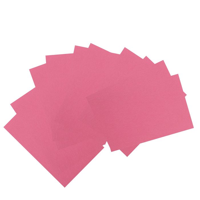 Фетр листовой Астра, 1 мм 180гр 20х30 см (набор 10 листов) (YF 614 розовый)