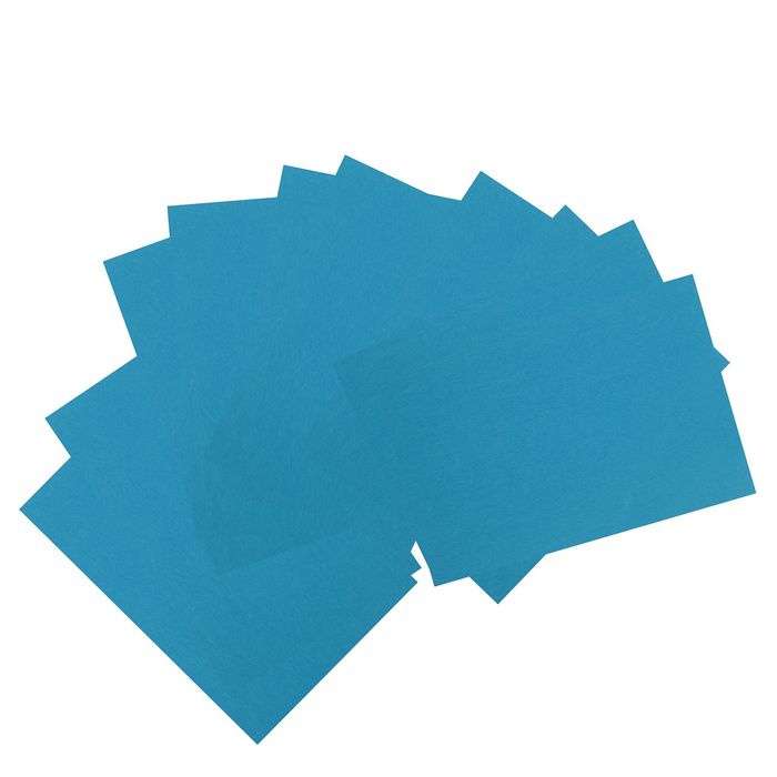 Набор фетра Астра (10 листов) "Голубой" 1 мм 180гр 20х30 см