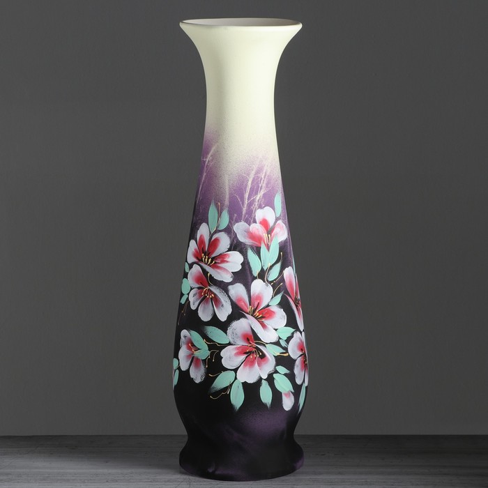 Ваза напольная "Глория" художественная роспись, акрил, №1