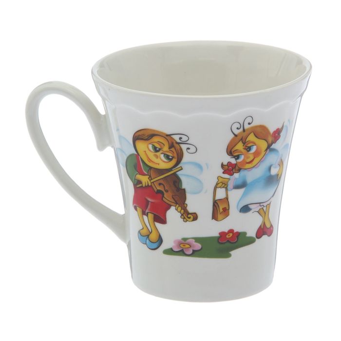 Кружка 300 мл "Марго" жу-жу, деколь