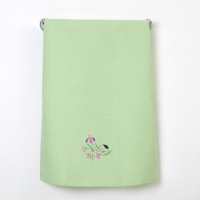 Полотенце вафельное "Полевые цветы" 70*140 см, 200 г/м, 100% хл