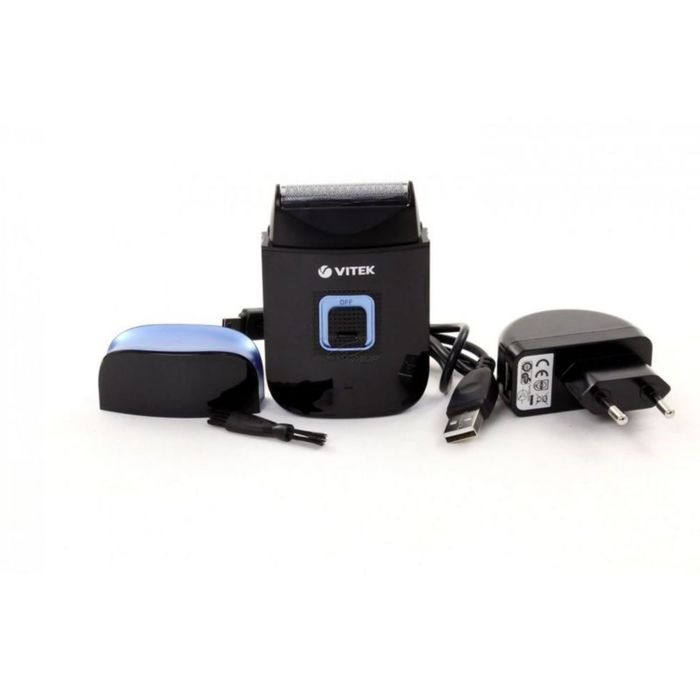 Электробритва Vitek VT-2374 BK, черный/синий