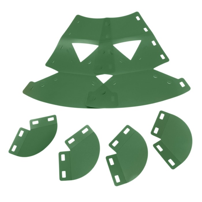 Клумба конусная, d=10-30 см, h=60 см, зелёная