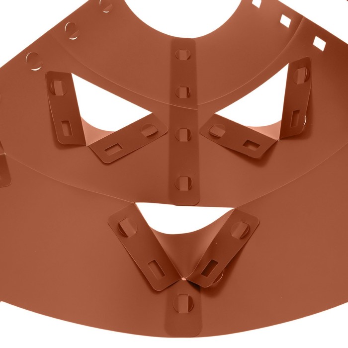 Клумба конусная, d=10-30 см, h=60 см, коричневая