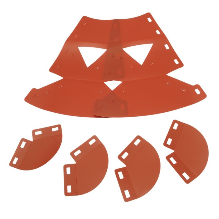 Клумба конусная, d=10-30 см, h=60 см, коричневая