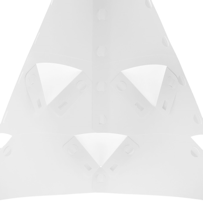 Клумба конусная, d=10-30 см, h=60 см, белая