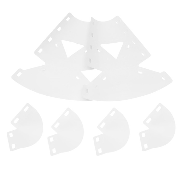 Клумба конусная, d=10-30 см, h=60 см, белая