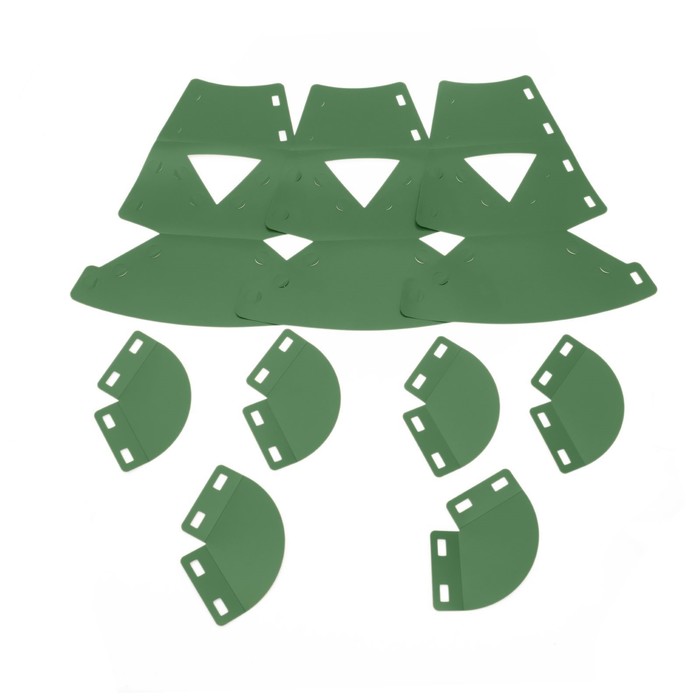 Клумба конусная, d=15-45 см, h=60 см, зелёная