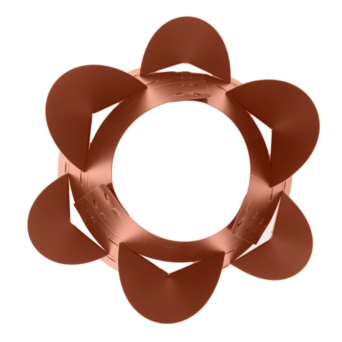 Клумба конусная d=15-45 см, h=60 см, коричневая