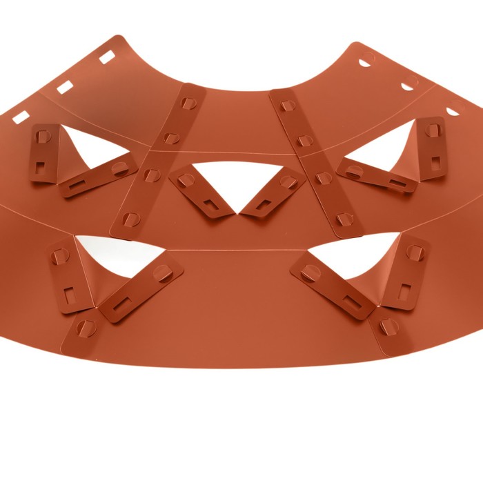 Клумба конусная d=15-45 см, h=60 см, коричневая