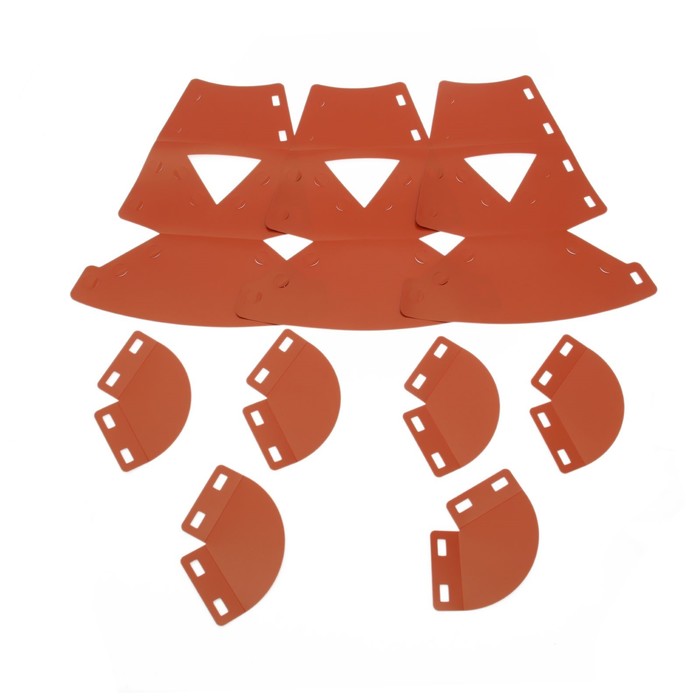 Клумба конусная d=15-45 см, h=60 см, коричневая