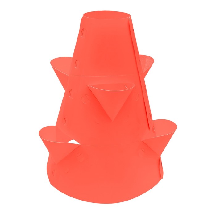 Клумба конусная, d=15-45 см, h=60 см, красная