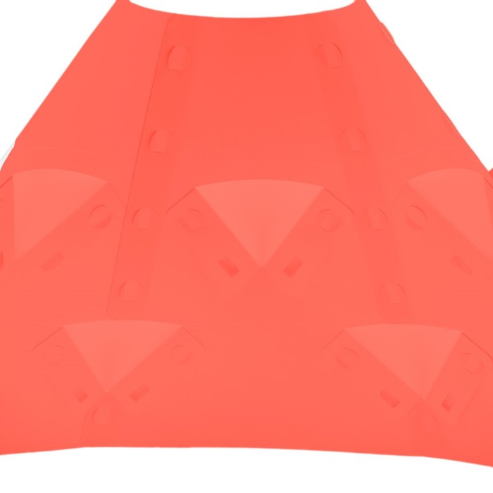 Клумба конусная, d=15-45 см, h=60 см, красная