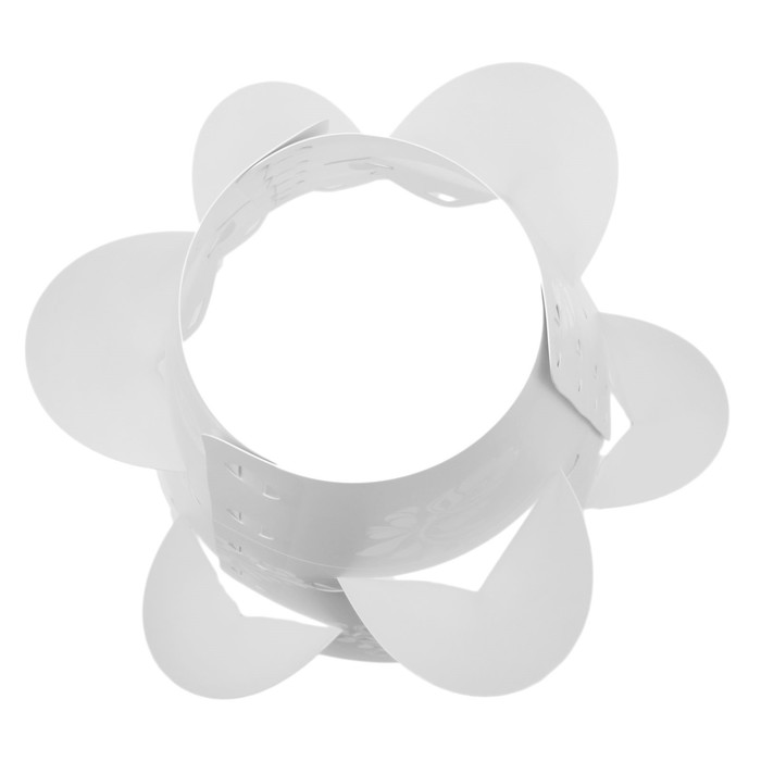 Клумба конусная d=15-45 см, h=60 см, белая