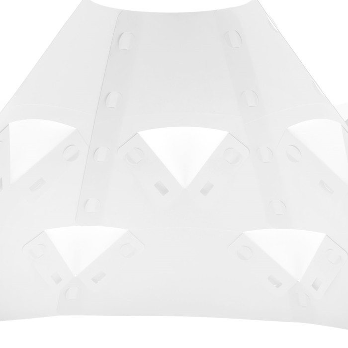 Клумба конусная d=15-45 см, h=60 см, белая