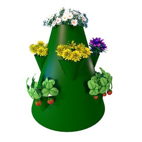 

Клумба конусная, d = 20–60 см, h = 60 см, зелёная