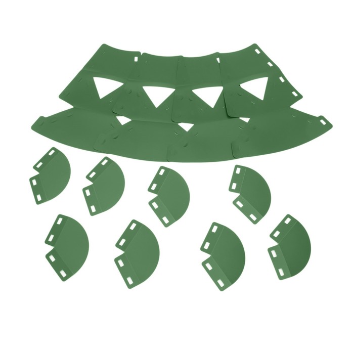 Клумба конусная, d=20-60 см, h=60 см, зелёная