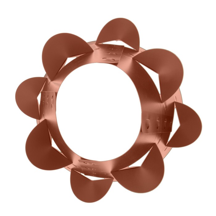 Клумба конусная d=20-60 см, h=60 см, коричневая