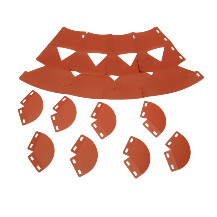 Клумба конусная d=20-60 см, h=60 см, коричневая