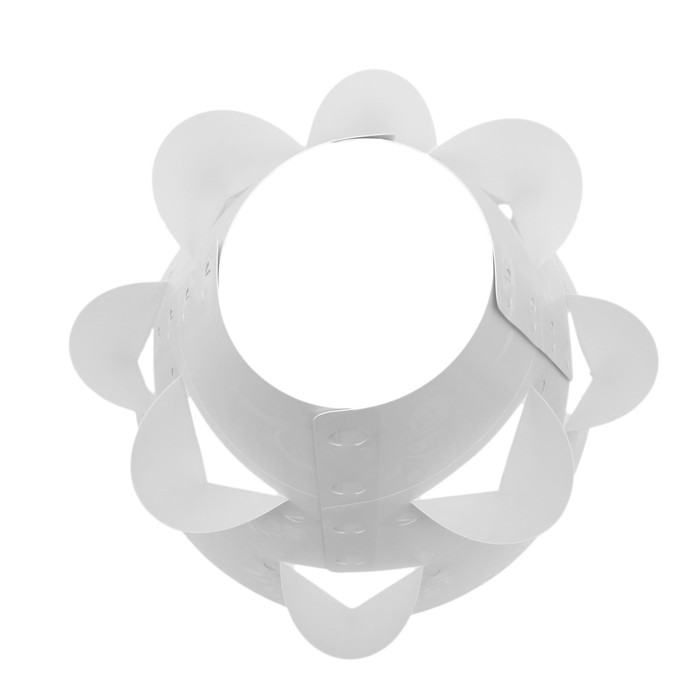 Клумба конусная, d=20-60 см, h=60 см, белая